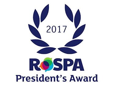 RoSPA President's Award 2017